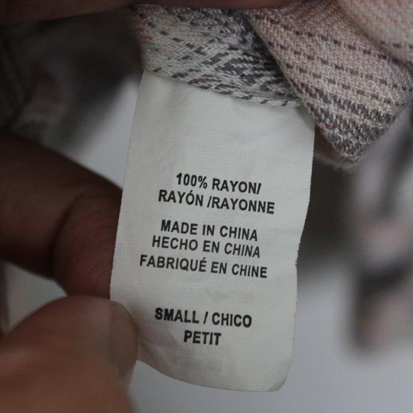 Rails Plaid 100% Rayon Button Up Blouse A634 - Picture 4 of 5